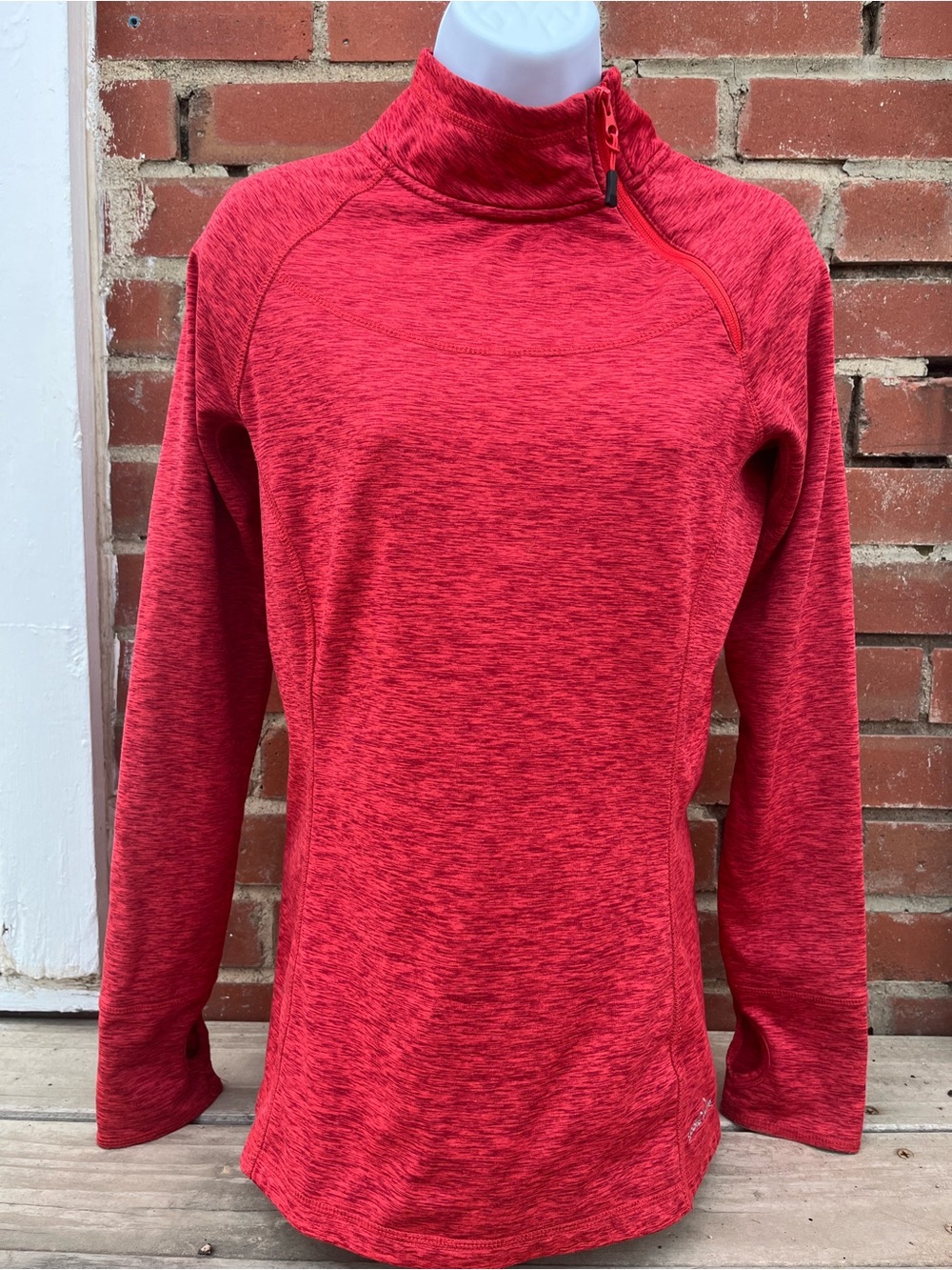 Women’s Eddie Bauer Red Quarter-Zip Performance Pullover